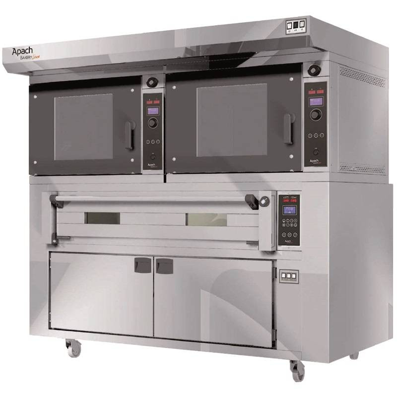 ПЕЧЬ КОНВЕКЦИОННАЯ С ПОДОМ С РАССТОЙКОЙ APACH BAKERY LINE 2K5TP DP ...