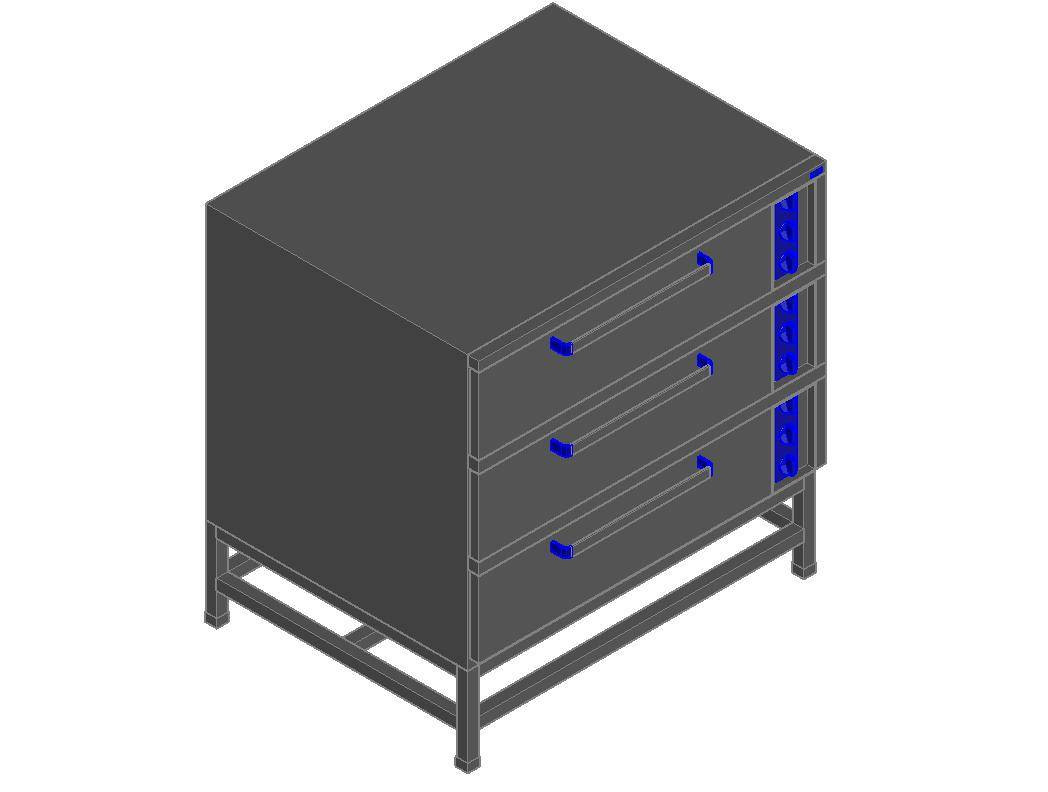 Электрический пекарный шкаф эш 3м