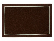 Плейсмет «Ричард ажур» коричневый с бежевой отделкой 30х45 см