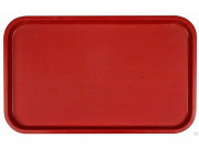 Поднос столовый из полипропилена 530x330 мм красный