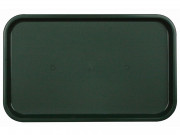 Поднос столовый из полипропилена 530x330 мм темно-зеленый
