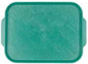 Поднос столовый из полистирола 450х355 мм зеленый [1730]
