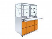 Прилавок холодильный Luxstahl ПХК (С)-1200 Premium