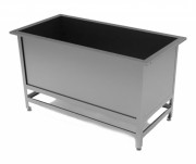 ВСМК-1/900/600-ЮТ Ванна моечная 1 секционная котломойка, емкость нерж, каркас оцинк.
