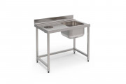 Стол т.м. Vortmax для ПМ Vortmax, Eksi, Fagor (1200х770х870)входн. ЛЕВ отв. д/сбора отх