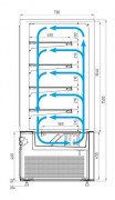 Витрина кондитерская Полюс KC71-150 VV 0,9-1 (9005)