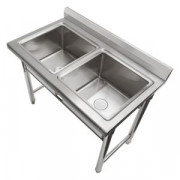 Ванна моечная с бортом нерж.VA-ST250A 1200х750х850 мм