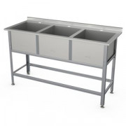 Ванна моечная Атеси ВСМ-Б-3.430-1-02 (с бортом)