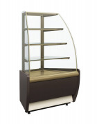 ВИТРИНА КОНДИТЕРСКАЯ ВХСВ-У1Д CARBOMA 0012-0109 (К70 VM-3 LIGHT) КОРИЧ.-ЗОЛОТОЙ
