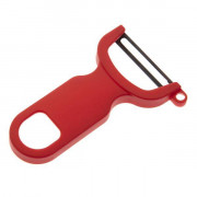 Овощечистка 5см, нерж.сталь, ручка п/п, цвет красный M33071RDB