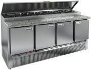 Стол для пиццы Hicold PZE1-1111GN (1/3) КАМЕНЬ