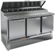 Стол для пиццы Hicold PZE1-111GN (1/3) КАМЕНЬ