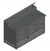 Стол для пиццы Hicold PZE1-222GN (1/3)