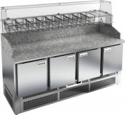 Стол для пиццы Hicold PZE3-1111/SN КАМЕНЬ