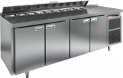 Стол охлаждаемый высокотемпературный тип HT модель SL2-1111GN (1/6) для салатов (с крышкой)