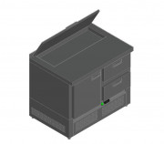 Стол для салатов Hicold SLE1-12GN С КРЫШК.