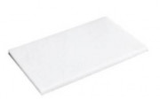 Доска разделочная 80x40 h20мм, полиэтилен, белая 42537-80