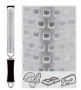 Терка для сыра, орехов и шоколада нерж.стал, пластик. ручка, черный 42560-03