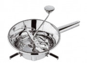 Машинка д/протирки пюре+ 3 диска; сталь нерж.; D=20,H=17,B=34.5см; металлич. 42571-20