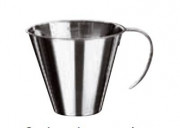 Стакан мерный для жидкостей и муки, 0,3 л, 10х7 см, нержавеющая сталь, 42581-03