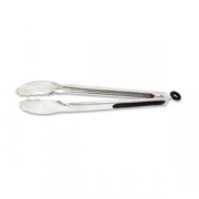 Щипцы универсальные 30 см, нерж.сталь, ручка с силиконовыми вставками, силиконовый замок, SGS-FT-300