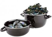 Кастрюля для мидий 4л; d24см, h13,5см эмалированная 42414-20