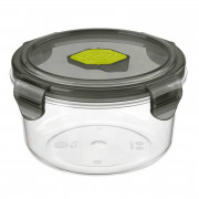 Контейнер "BRILLIANT" 0,60л (d14см h7,7см), с герметичной крышкой, с клапаном, пластик (тритан 43117