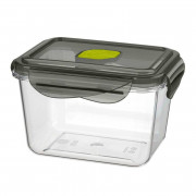 Контейнер "BRILLIANT" 0,70л (14х11см h9см), с герметичной крышкой, с клапаном, пластик (тритан) 4311