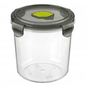 Контейнер "BRILLIANT" 1,15л (d14см h13см), с герметичной крышкой, с клапаном, пластик (тритан 431179