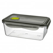 Контейнер "BRILLIANT" 1,35л (22,5х13,5см h8,2см), с герметичной крышкой, с клапаном, пластик (тритан