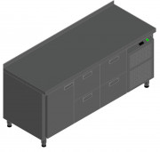 СТОЛ С ОХЛАЖД.ШКАФОМ HICOLD GN 121/TN О З