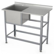 Ванна со столом ВСМС-Б-1Л.530-1210.680-1-02 (ВМС-1/530 с бортом)