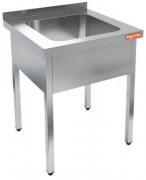 Ванна моечная, мойка (500х400х250) НСО1М-7/6Б (700х600х870h)