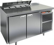 Стол охлаждаемый высокотемпературный тип HT модель SL2-11GN О (1/6) для салатов (c/крышкой,б/борта),