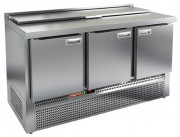 Стол охлаждаемый высокотемпературный тип HT модель SLE1-111SN (1/3) для салатов