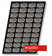 M.Pujadas, S.A. Форма для выпечки 859.142 (Мадлен, 56шт, 52х33мм, h 15мм, силикон)