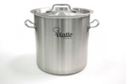 Кастрюля нерж с тройным дном 250х250 объём 12 л 101302, ( Viatto )