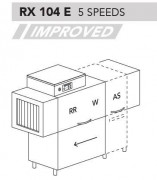 МАШИНА ПОСУДОМОЕЧНАЯ DIHR RX 104 E DX+DDE+DR64+HR10