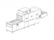 МАШИНА ПОСУДОМОЕЧНАЯ DIHR QX 246 DX+DDE+DRF70+HRF10+SAN/3 ЧАСТИ