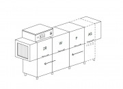 МАШИНА ПОСУДОМОЕЧНАЯ DIHR RX 296 DX+DR69+XP/2 ЧАСТИ
