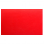 Доска разделочная 500х350х18 мм красный полипропилен
