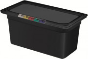 Гастроемкость из полипропилена без крышки GN 1/3 325х176х150 мм черная [422101213]
