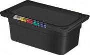 Гастроемкость из полипропилена без крышки GN 1/4 265х162х100 мм черная [422101613]
