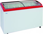 Ларь морозильный ITALFROST CF 400C красный