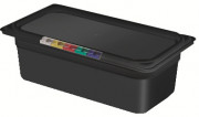 Гастроемкость из полипропилена без крышки GN 1/3 325х176х100 мм черная [422101113]
