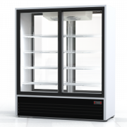 Шкаф холодильный ПРЕМЬЕР ШВУП1ТУ-1,5К2 (двери-купе, остекление с двух сторон)