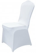 Чехол универсальный на стул из бифлекс цвет белый